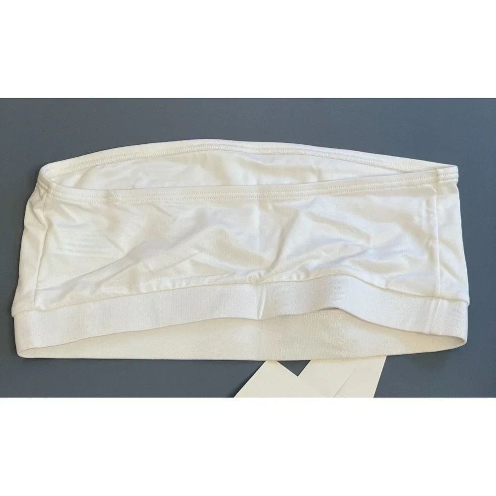 Vintage Maidenform Bandeau Strapless Bra Women 36 Wireless White Comfort New‎